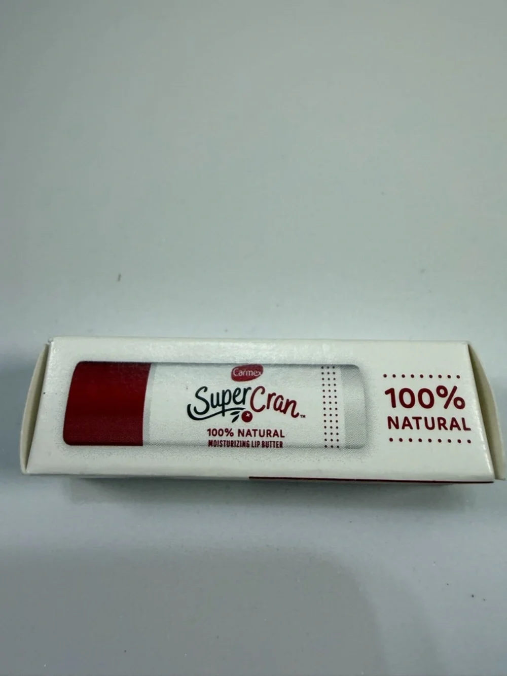 🩷5/$10🩷 SuperCran Cranberry Moisturizing Lip Butter - Red/White